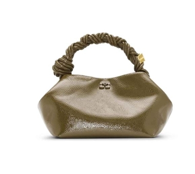 Mini bolso Ganni Bou verde oliva